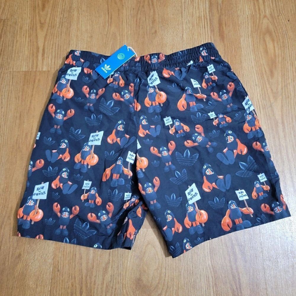 Adidas Originals Philip Colbert X Superstar Save The Lobster Shorts M New HA4697 - Picture 5 of 10